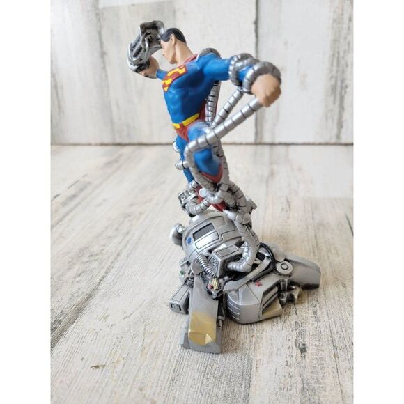 DC brainiac Superman fight 2001 comic figuring statue mini - Picture 4 of 8